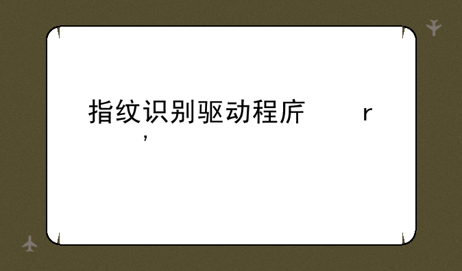 指纹识别驱动程序未安装代码28