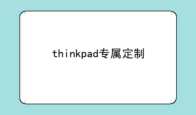 thinkpad专属定制