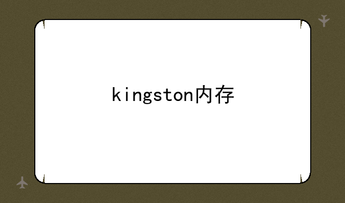 kingston内存
